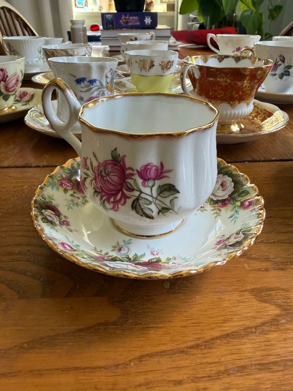 Beautiful English Teacups and Saucers